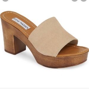 Steve Madden Woden Block Heel